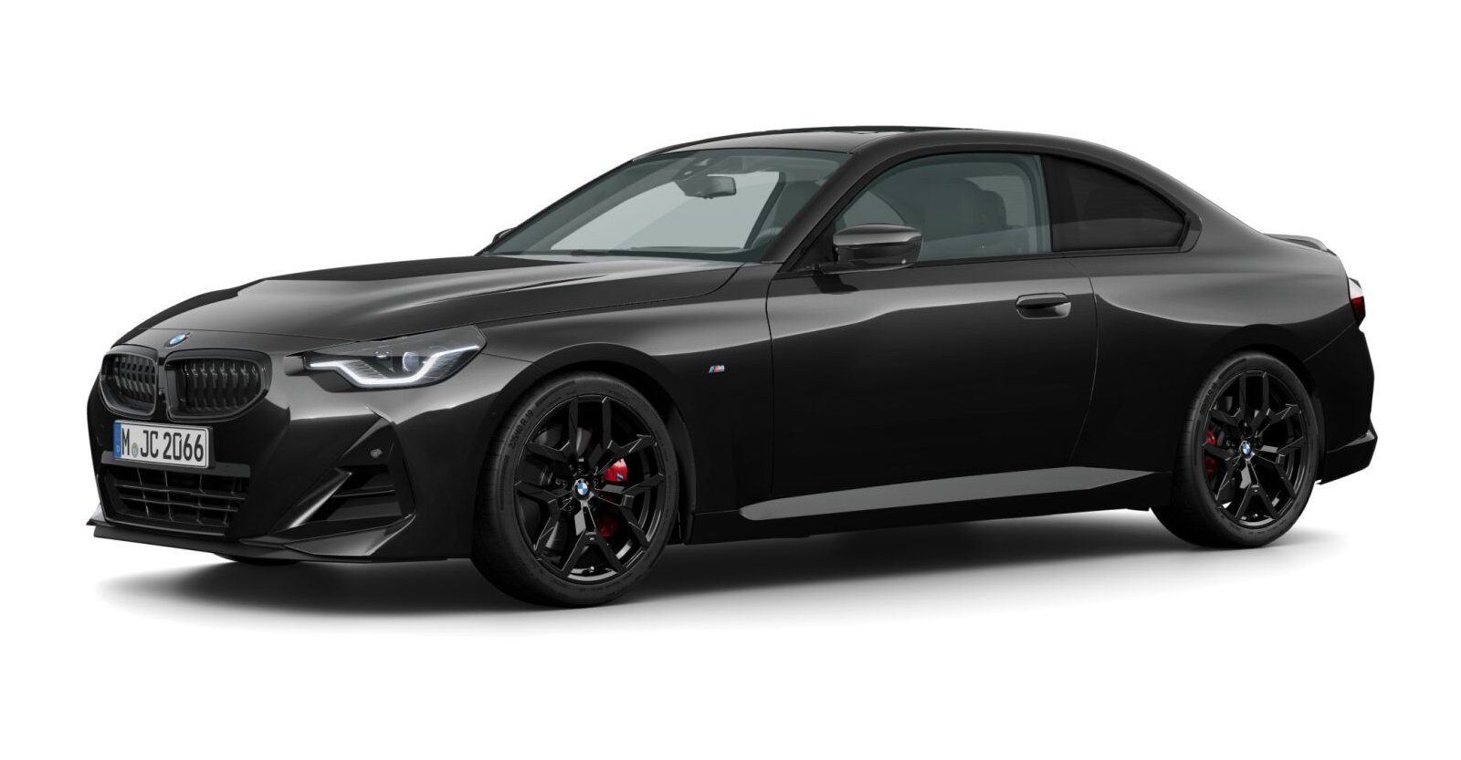 BMW BMW 2er in Schwarz von vorne