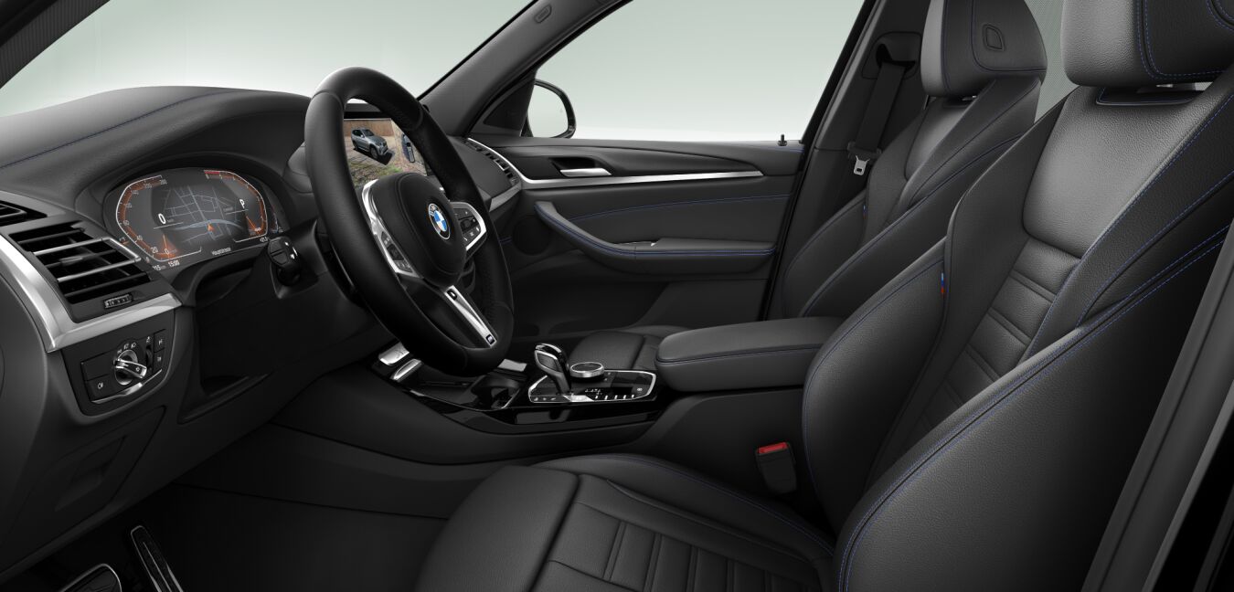 BMW BMW X im Innenraum seitlich