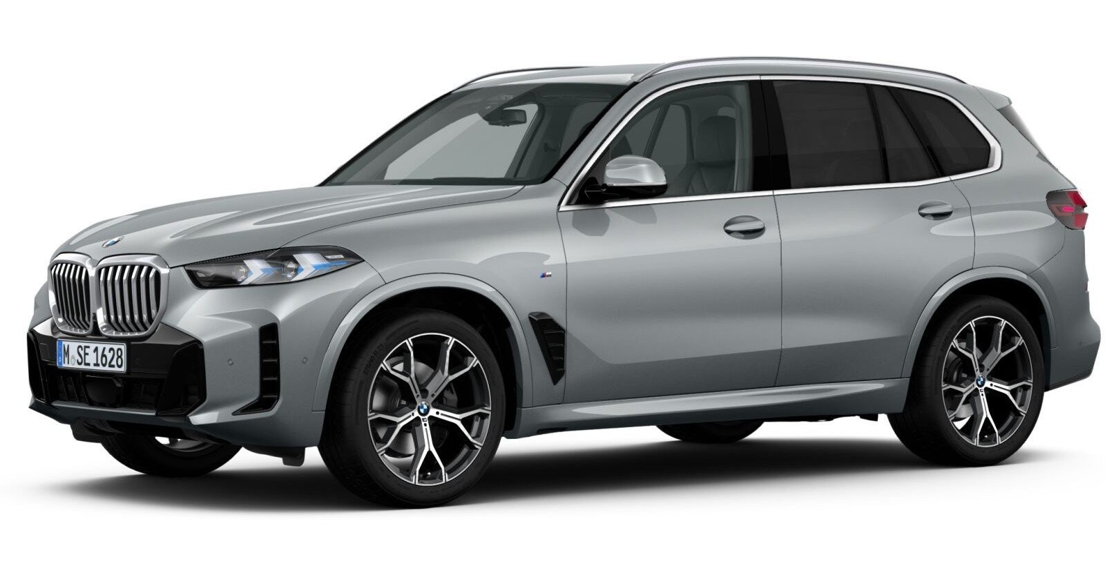 BMW X5 xDrive40d in Grau von vorne