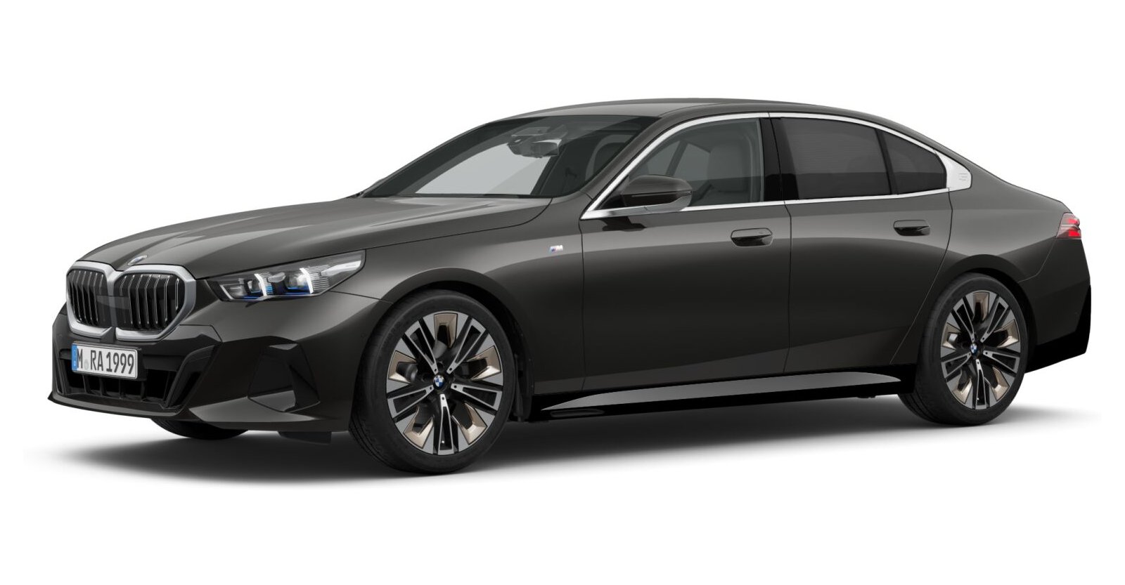 BMW 520i Limousine in Grau von vorne BMW 520i Limousine in Grau von vorne