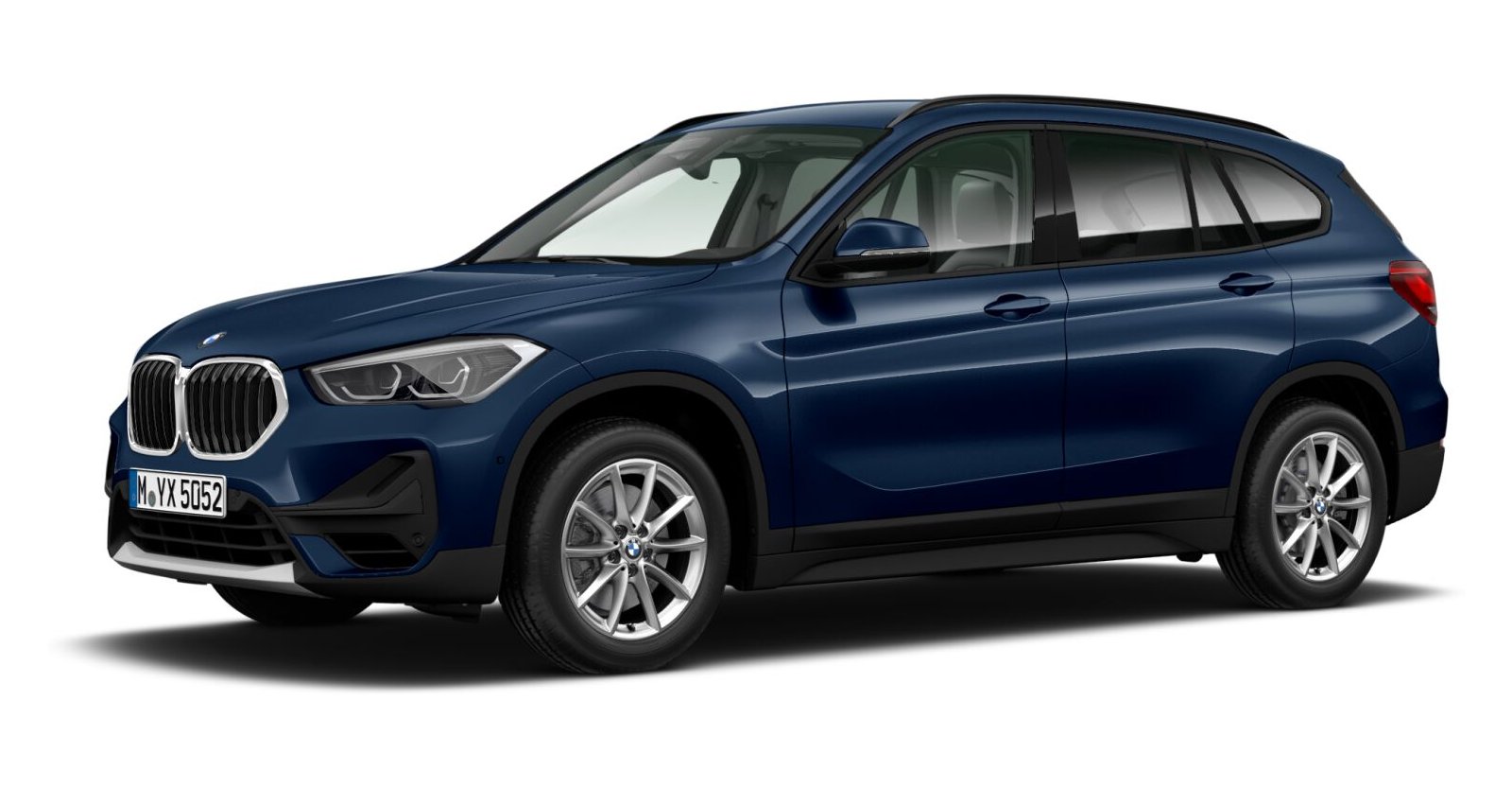 BMW BMW X in Blau von vorne BMW BMW X in Blau von vorne
