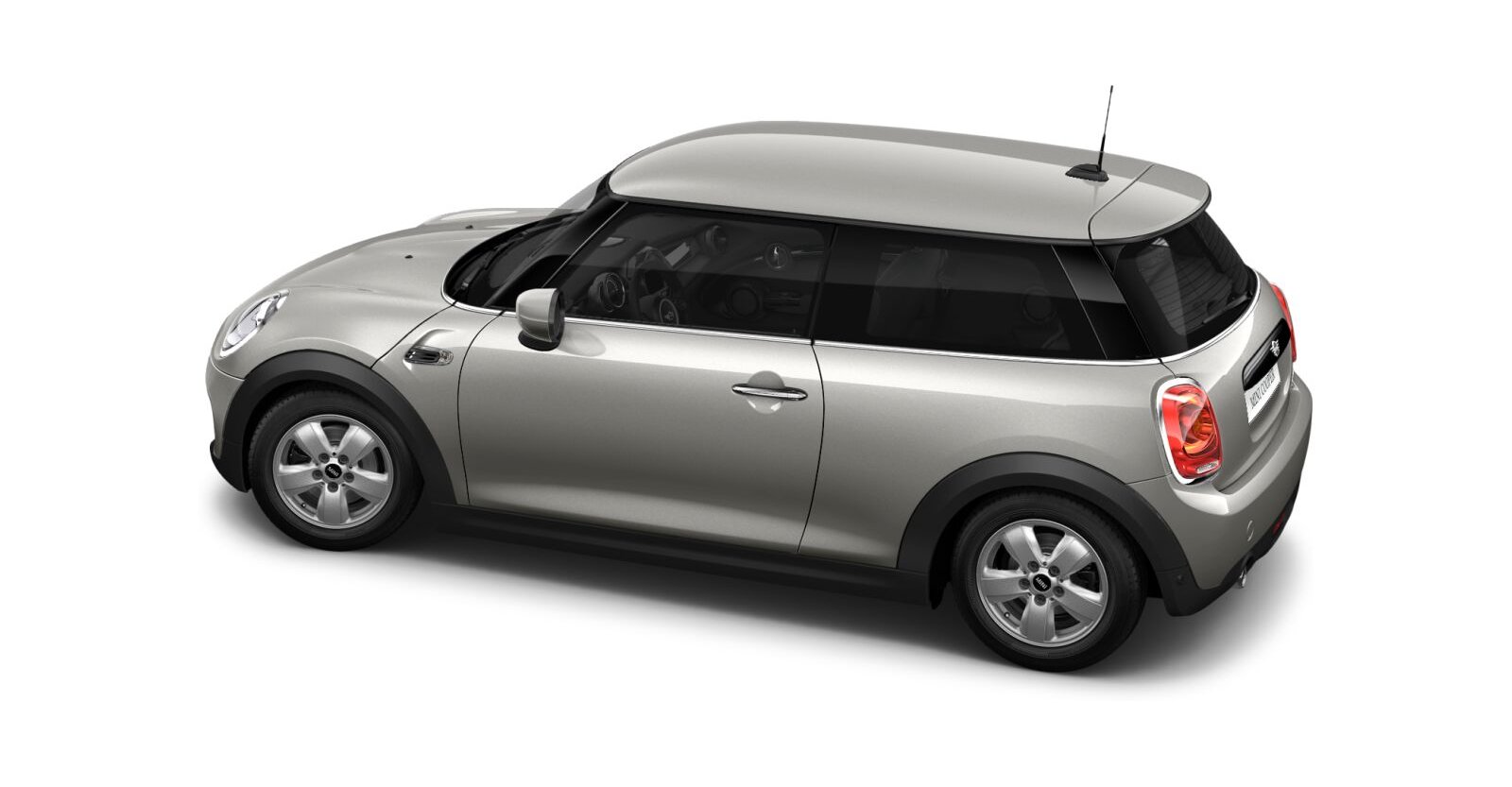 MINI MINI 3-Türer in Silber von hinten MINI MINI 3-Türer in Silber von hinten