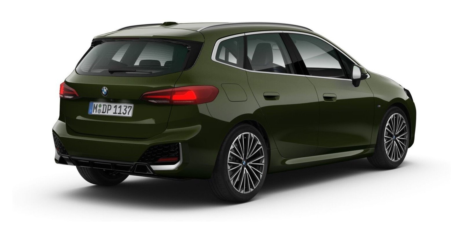BMW BMW 2er in Grün von hinten BMW BMW 2er in Grün von hinten