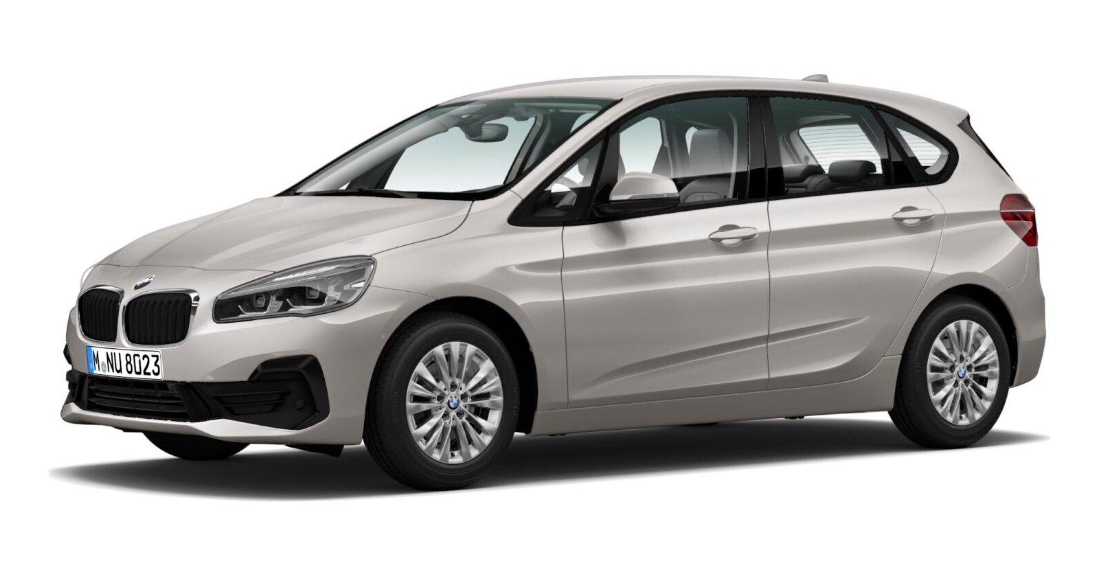 BMW BMW 2er in Silber von vorne BMW BMW 2er in Silber von vorne