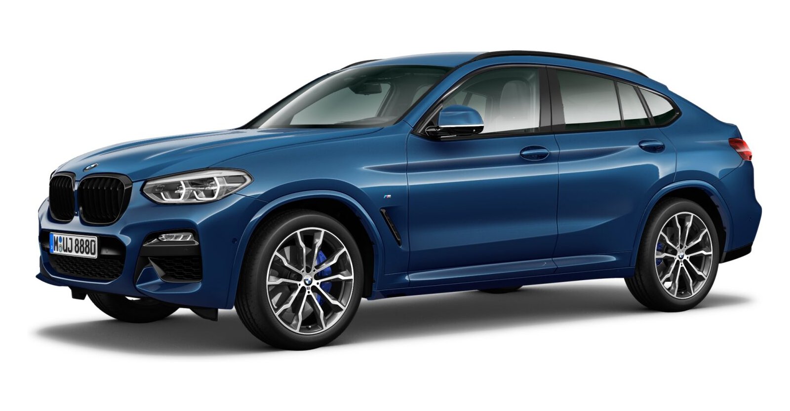 BMW BMW X in Blau von vorne