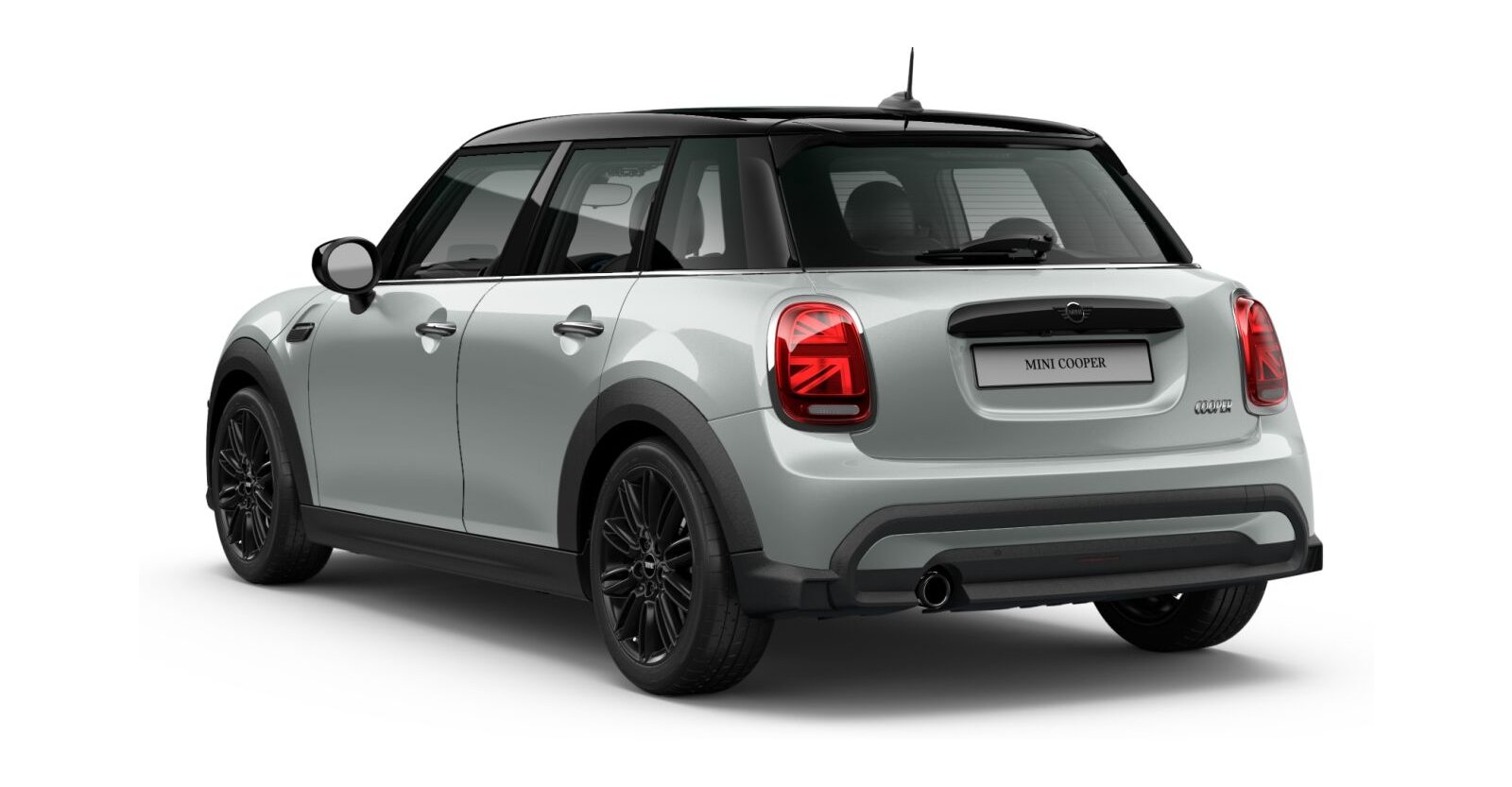 MINI MINI 5-Türer in Silber von hinten