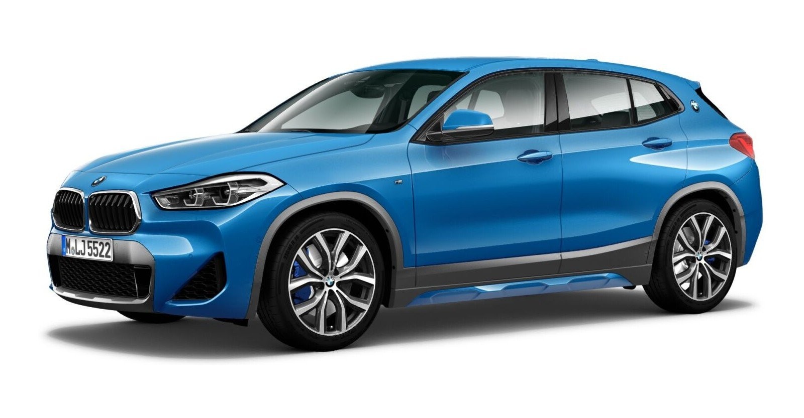 BMW BMW X in Blau von vorne BMW BMW X in Blau von vorne