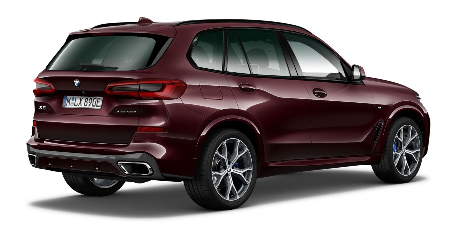 BMW BMW X in Rot von hinten