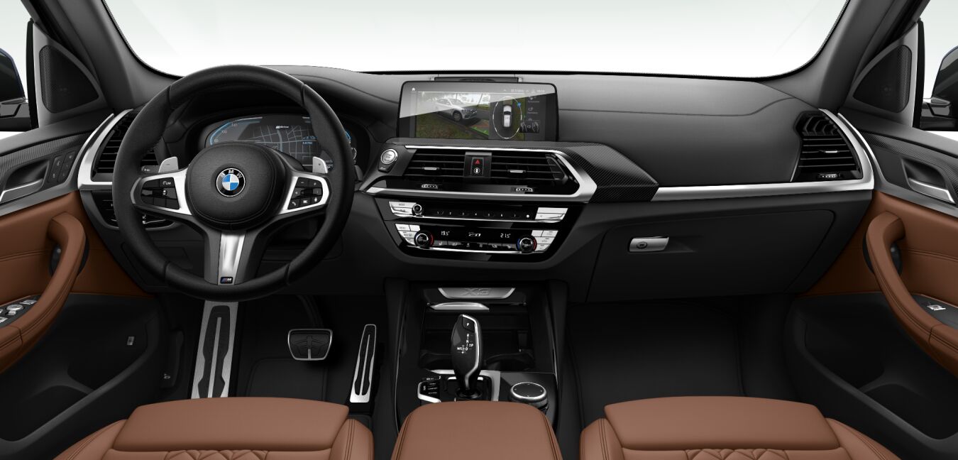 BMW BMW X im Innenraum von vorne