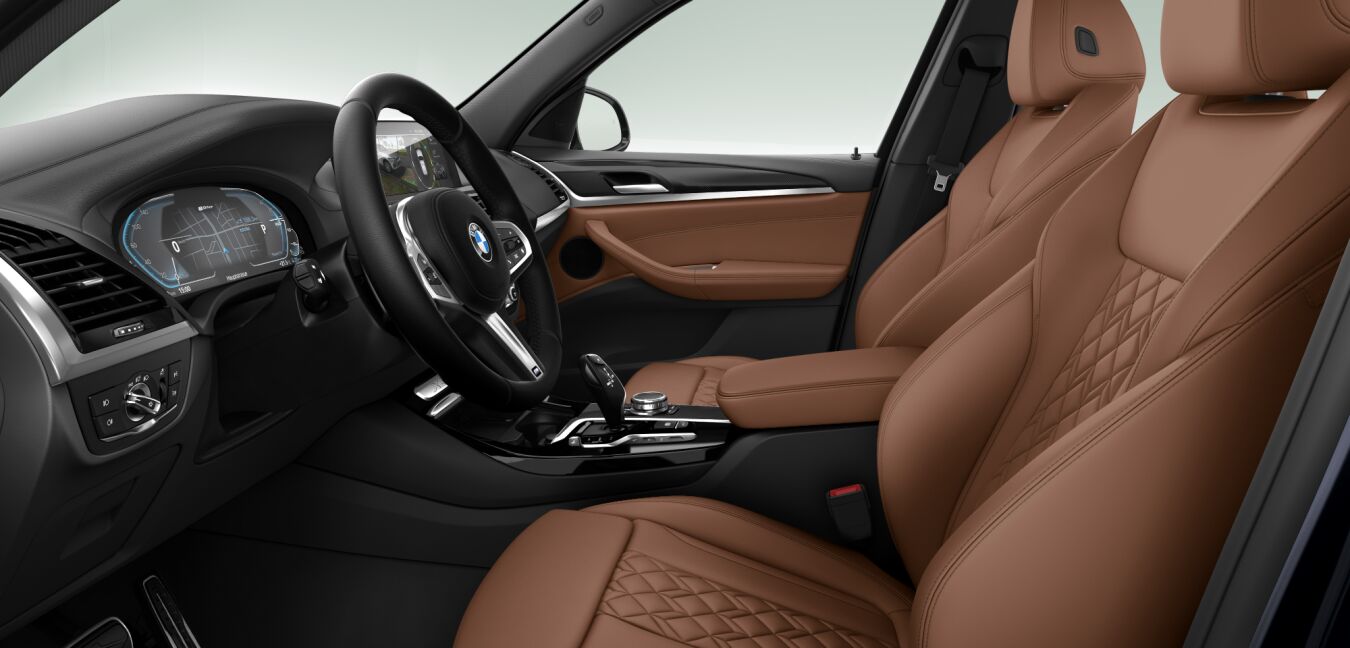 BMW BMW X im Innenraum seitlich