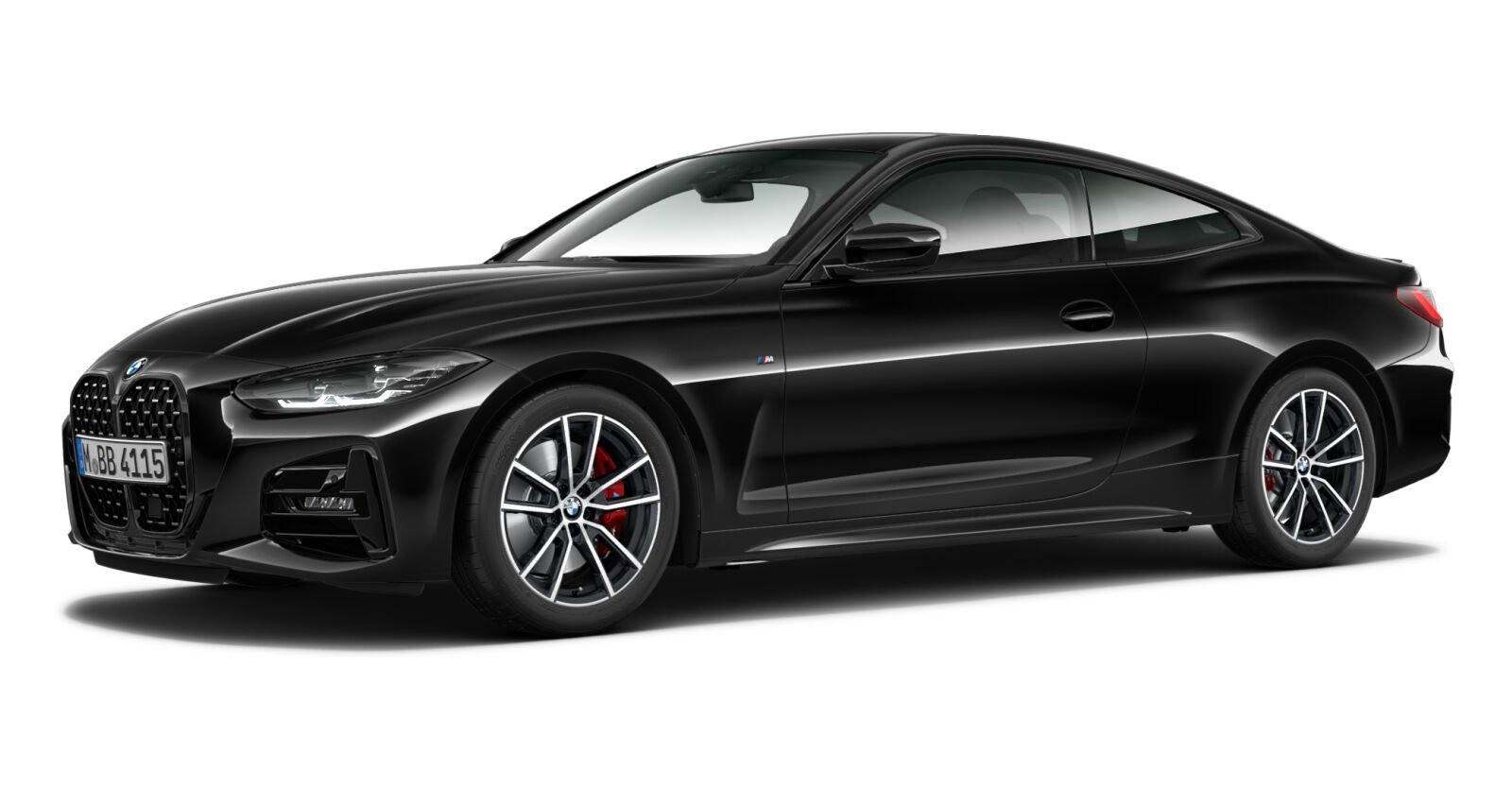 BMW BMW 4er in Schwarz von vorne BMW BMW 4er in Schwarz von vorne