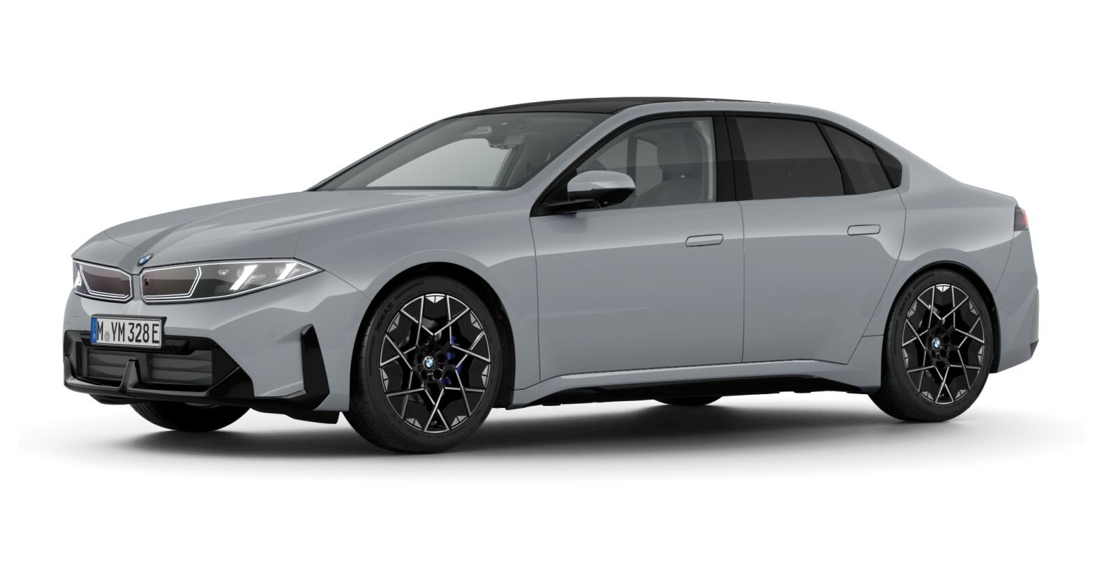 BMW i3 50 xDrive in Grau von vorne