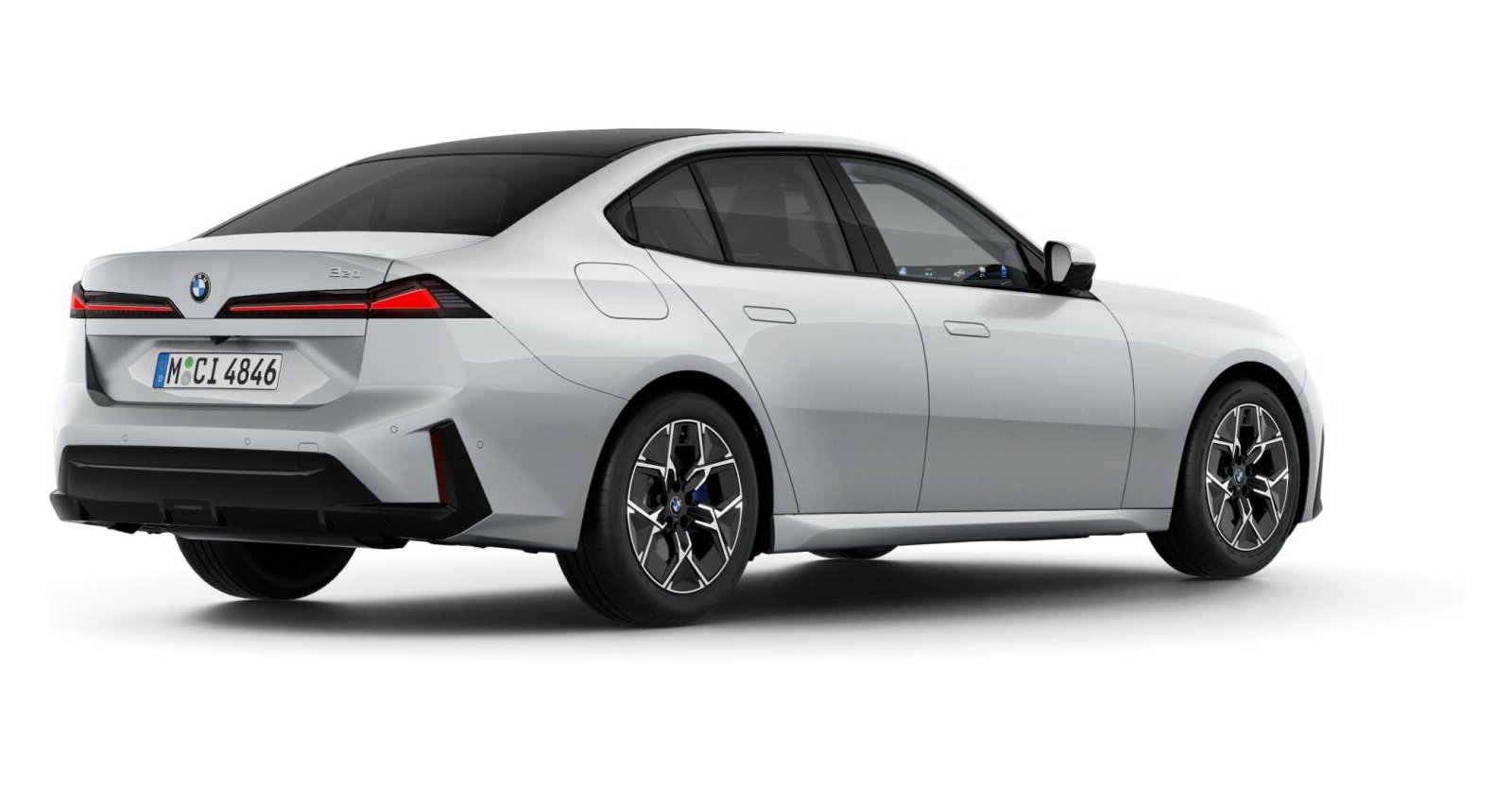 BMW BMW 3er in Grau von hinten