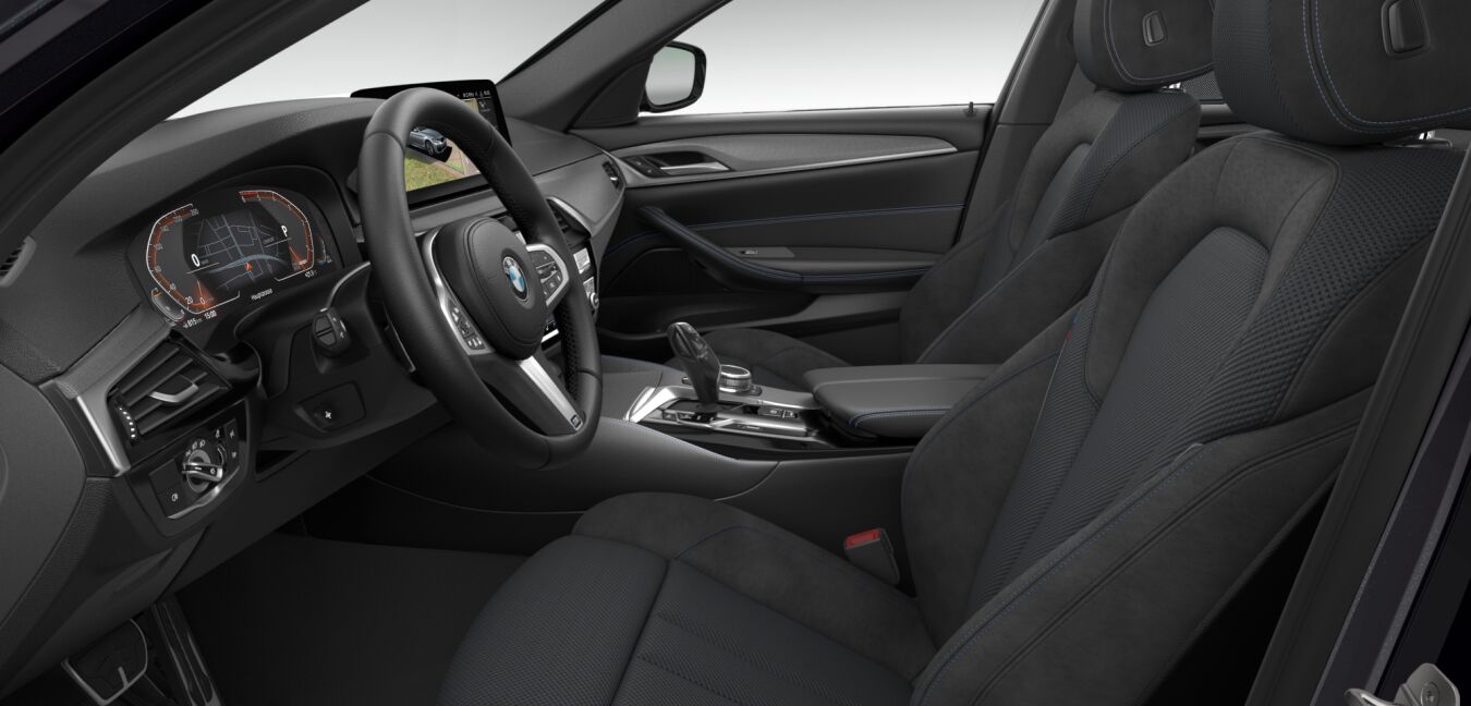 BMW BMW 5er im Innenraum seitlich