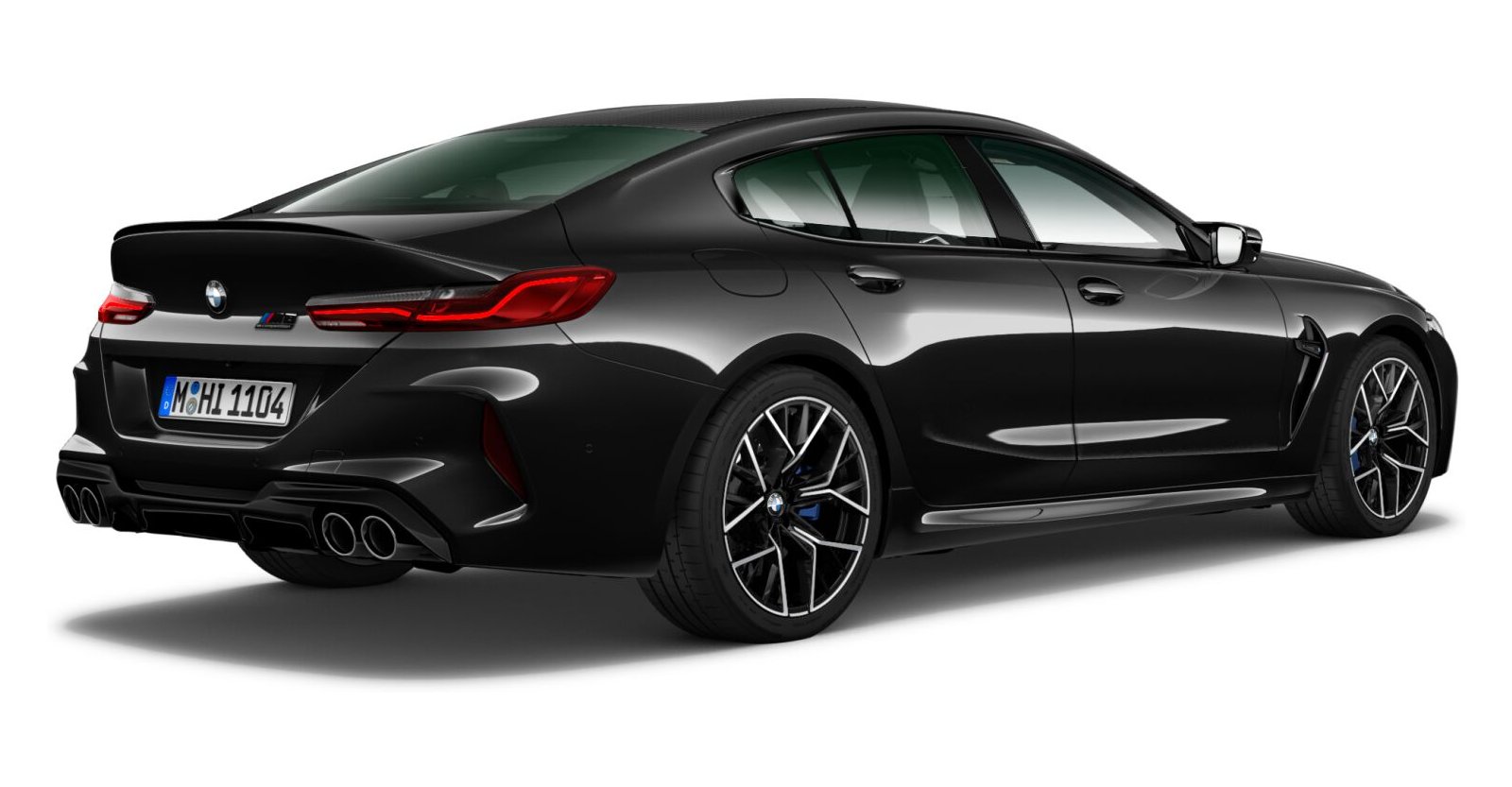 BMW BMW M in Schwarz von hinten BMW BMW M in Schwarz von hinten