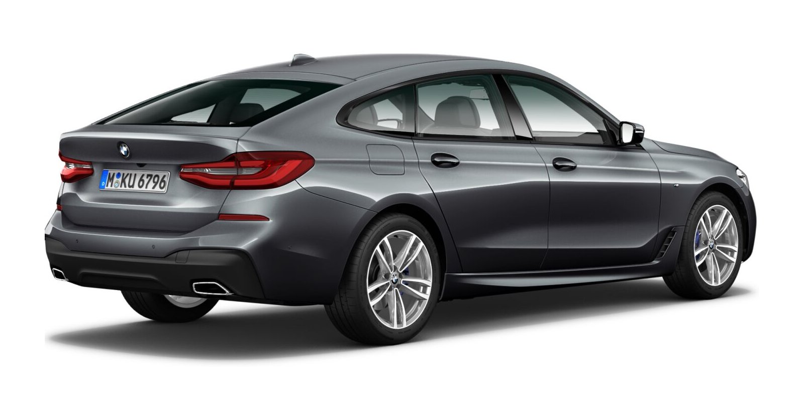 BMW BMW 6er in Grau von hinten