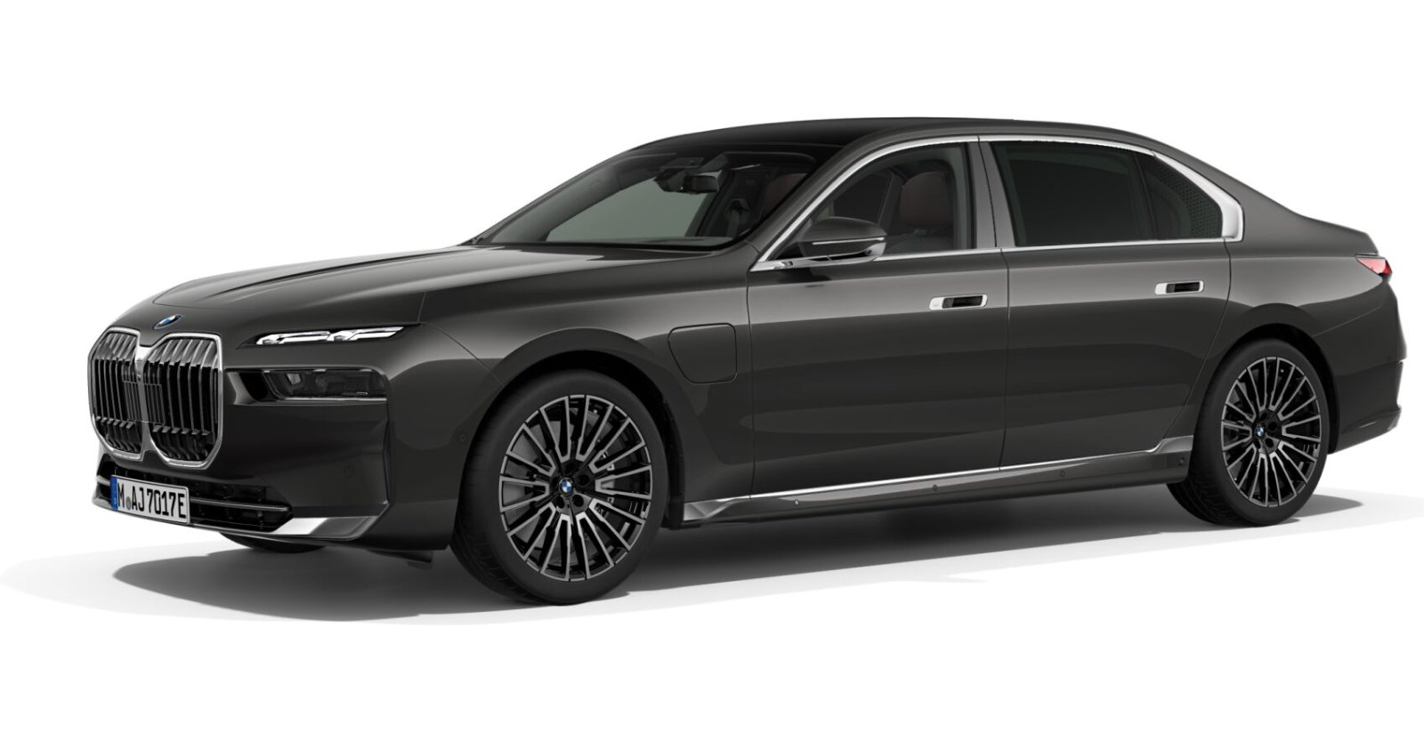 BMW BMW 7er in Grau von vorne BMW BMW 7er in Grau von vorne