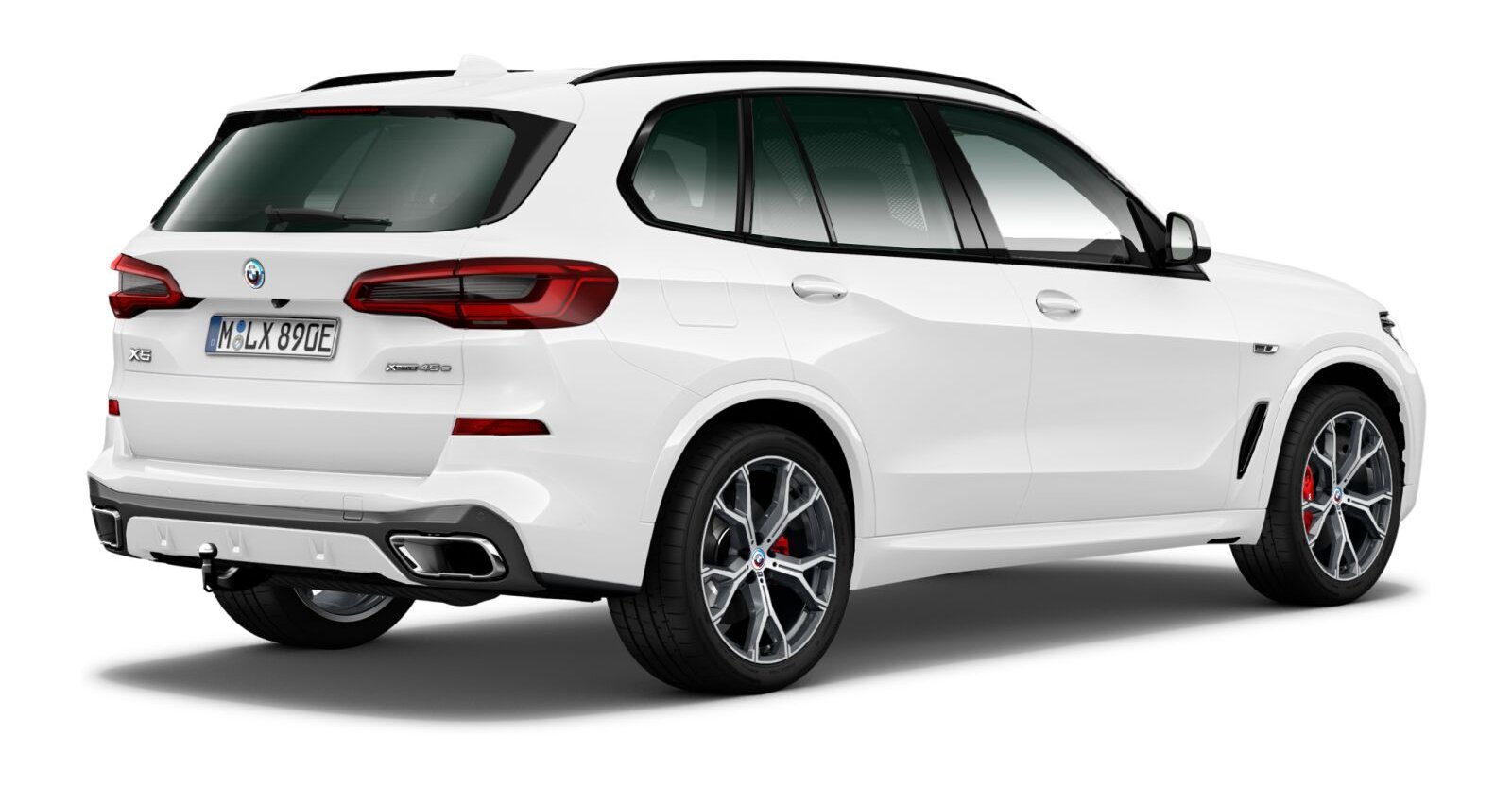 BMW BMW X in Weiß von hinten BMW BMW X in Weiß von hinten