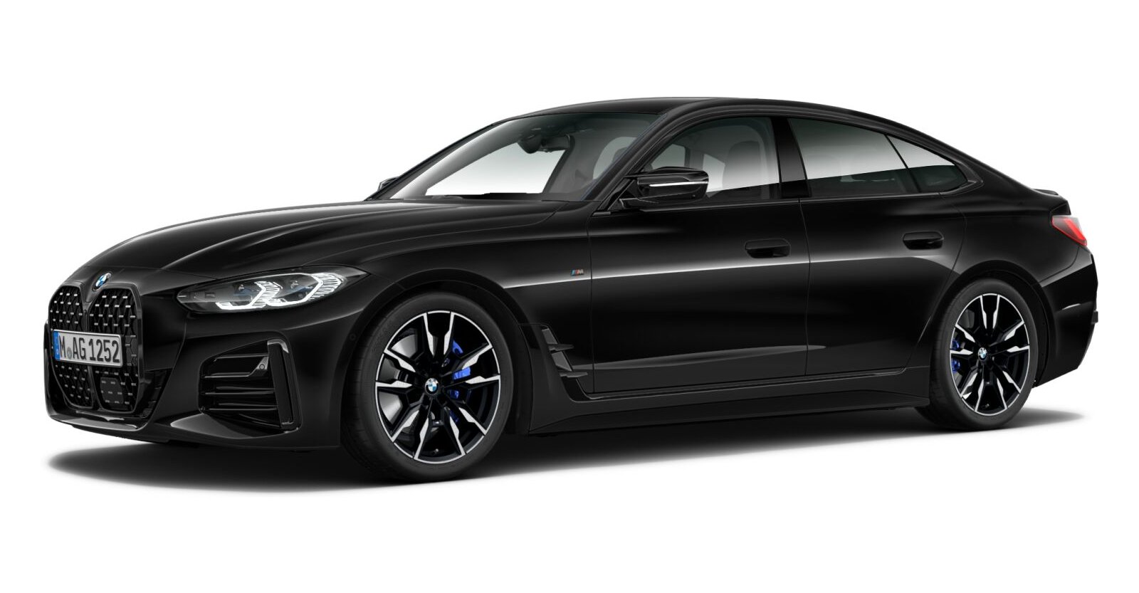 BMW BMW 4er in Schwarz von vorne