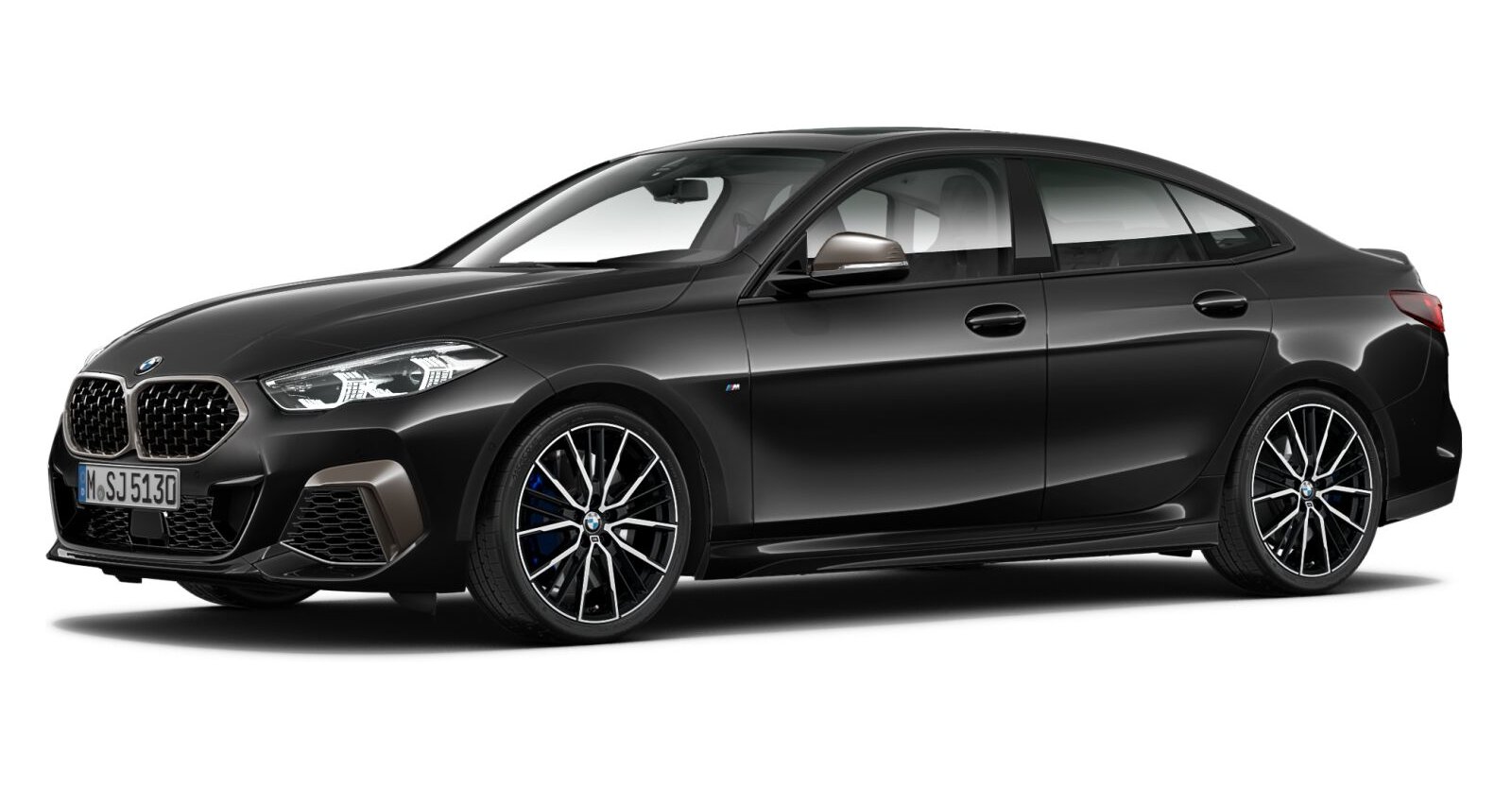 BMW BMW 2er in Schwarz von vorne BMW BMW 2er in Schwarz von vorne
