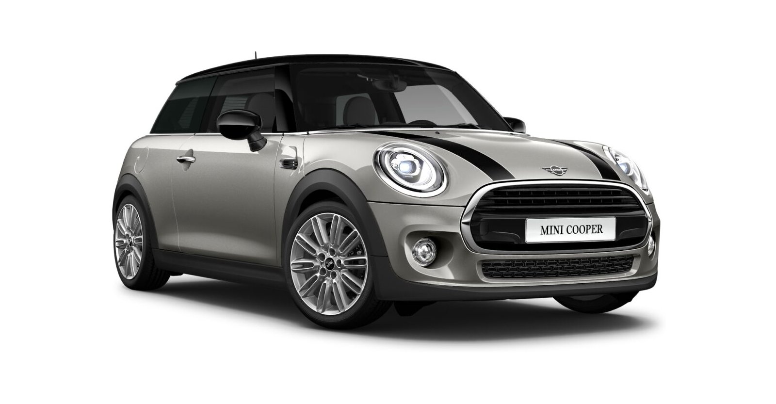 MINI Cooper 3-Türer in Silber von vorne