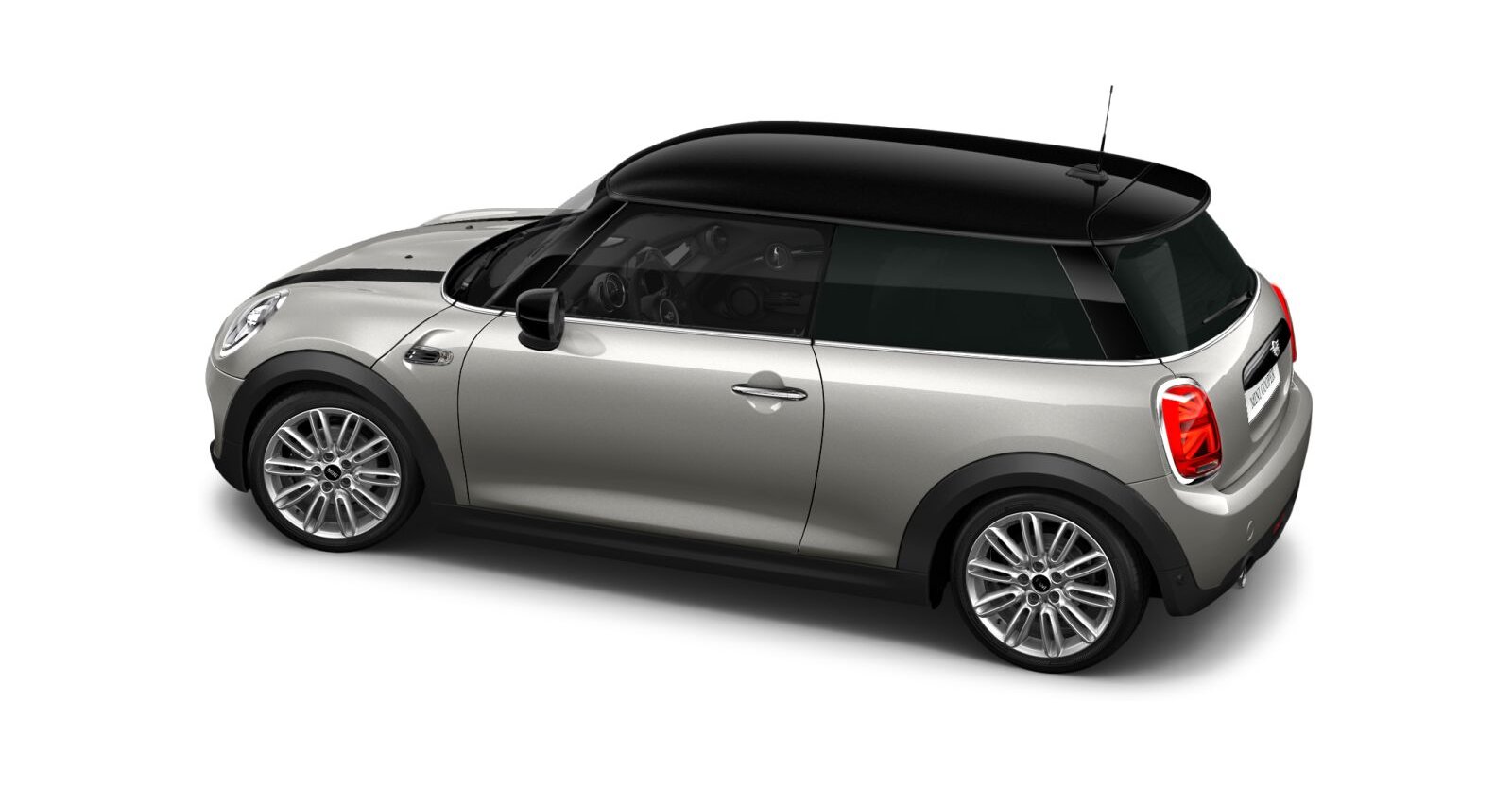MINI MINI 3-Türer in Silber von hinten