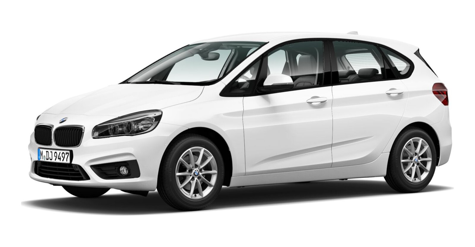 BMW BMW 2er in Weiß von vorne BMW BMW 2er in Weiß von vorne