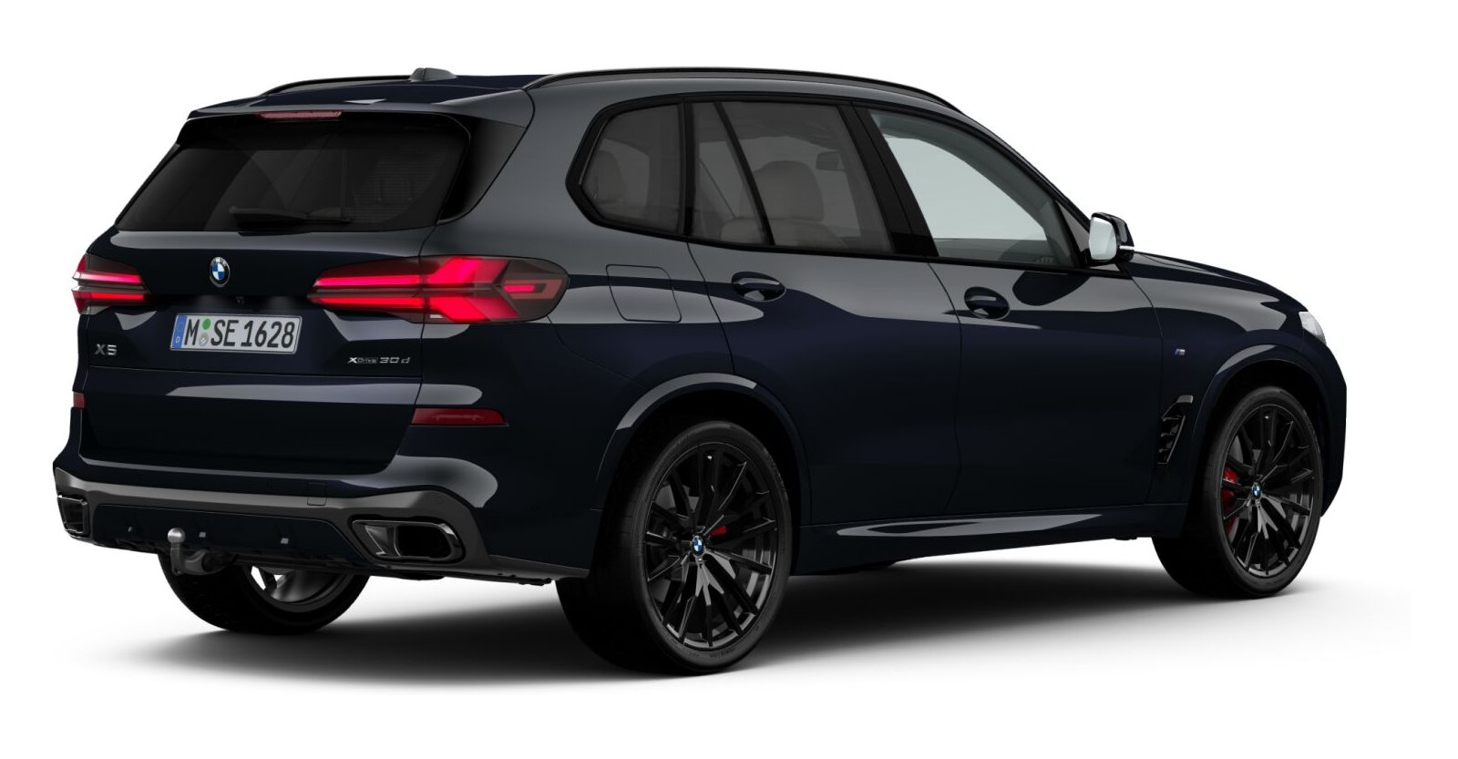 BMW BMW X in Schwarz von hinten BMW BMW X in Schwarz von hinten