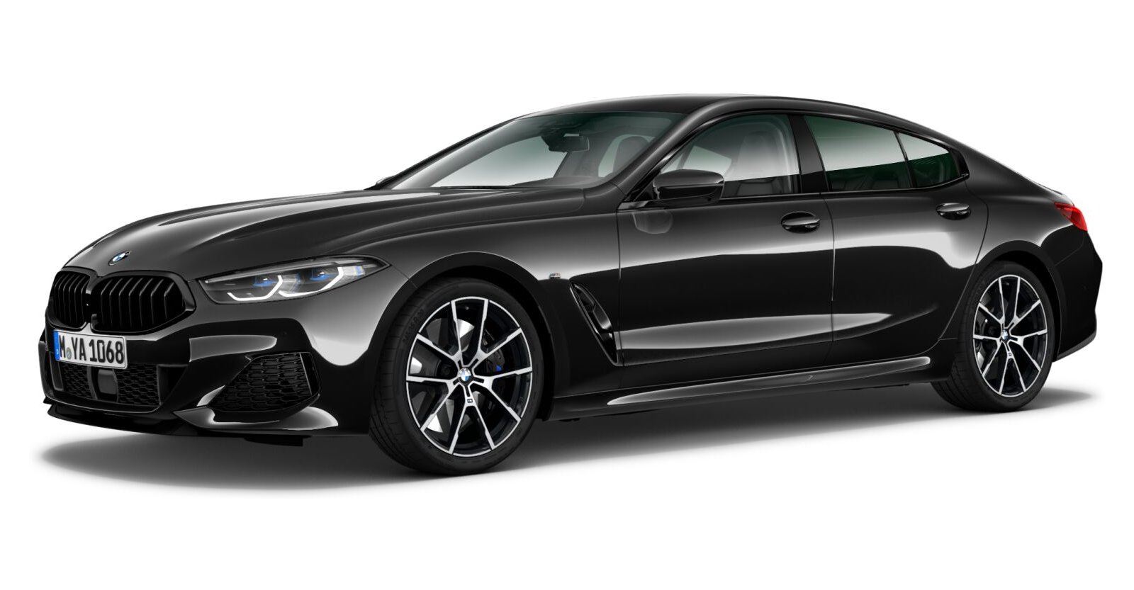 BMW BMW 8er in Schwarz von vorne BMW BMW 8er in Schwarz von vorne