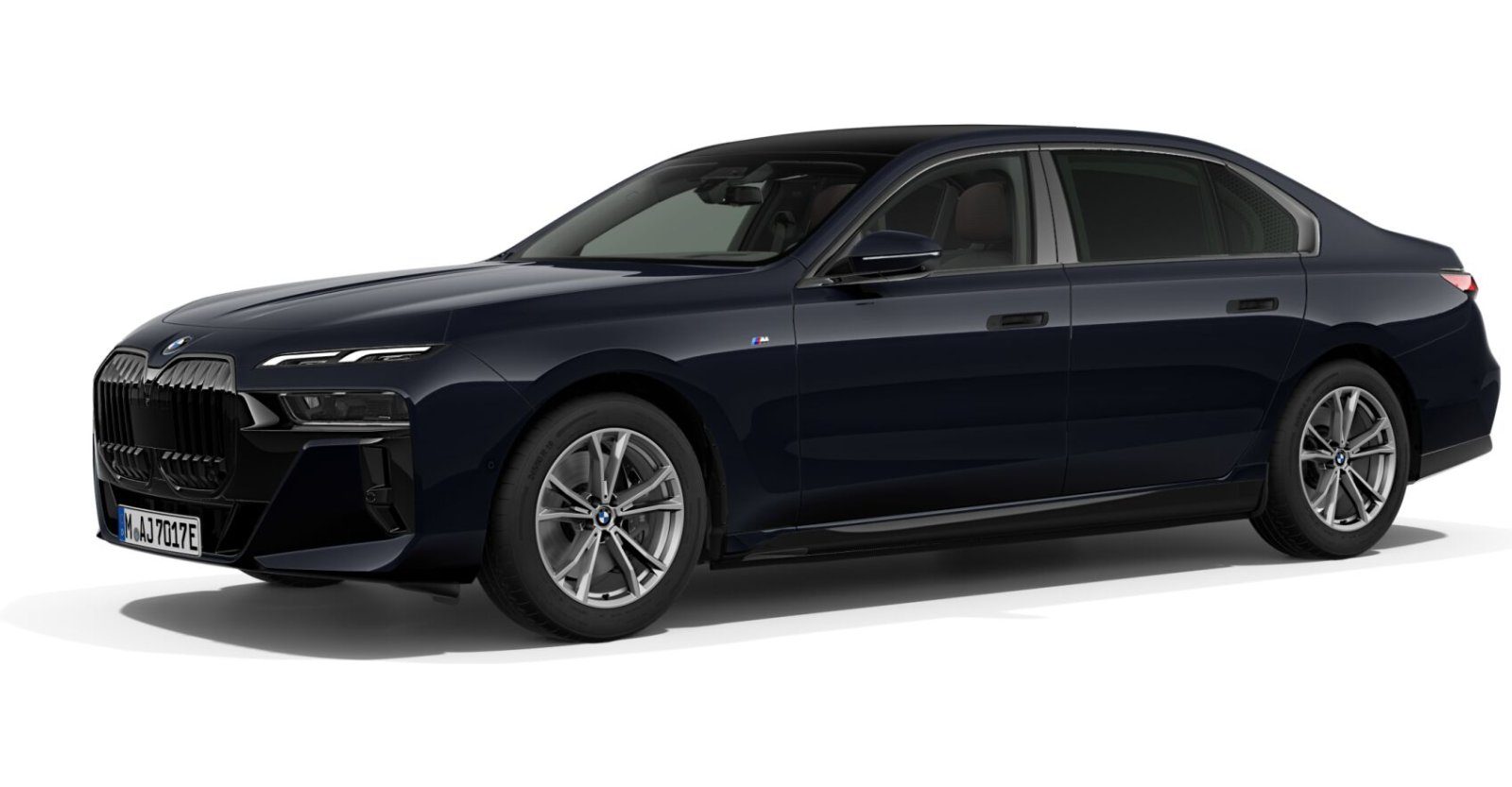 BMW BMW I in Schwarz von vorne