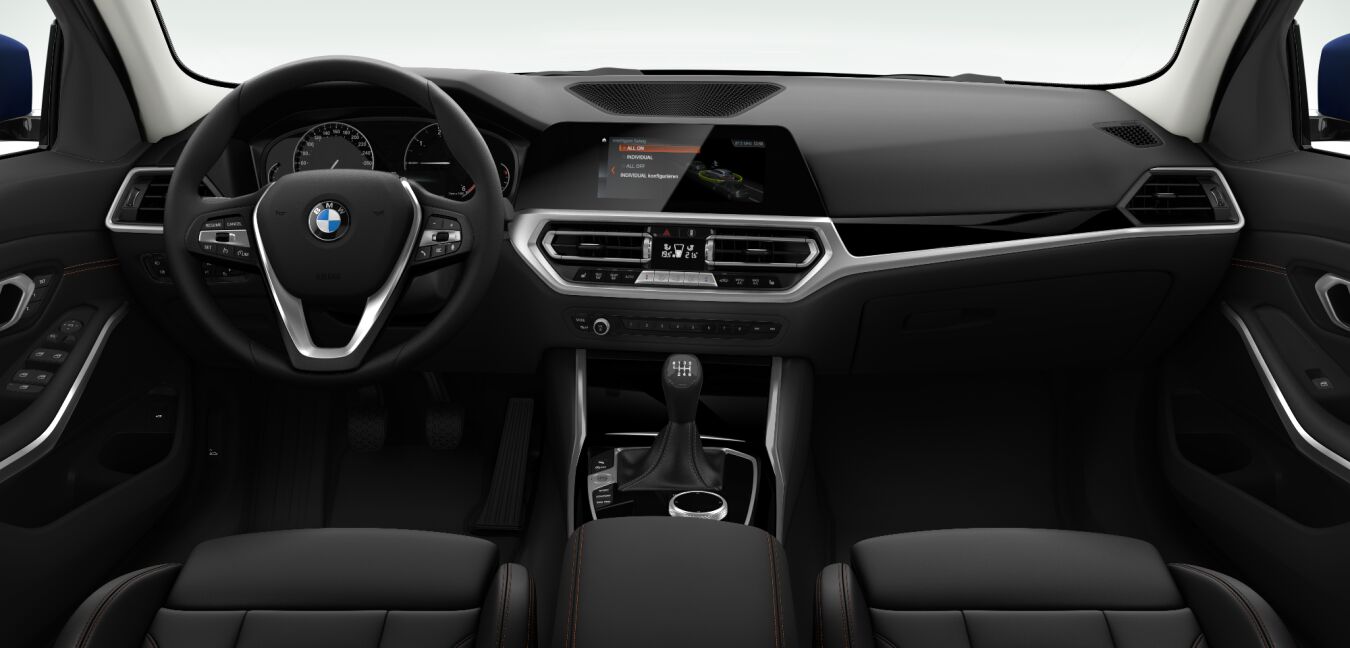 BMW BMW 3er im Innenraum von vorne