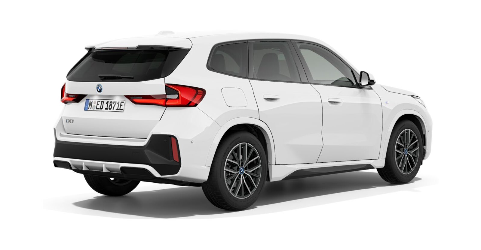 BMW BMW I in Weiß von hinten