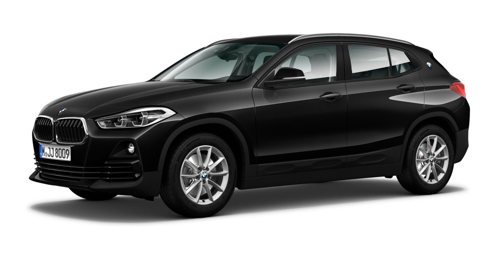BMW BMW X in Schwarz von vorne