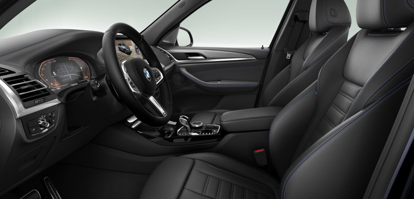 BMW BMW X im Innenraum seitlich