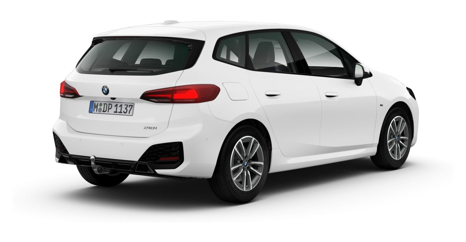 BMW BMW 2er in Weiß von hinten