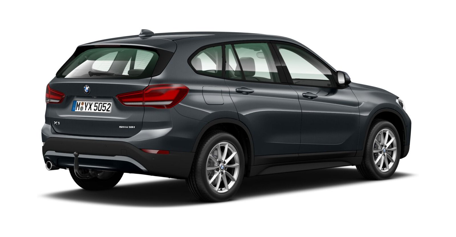 BMW BMW X in Grau von hinten