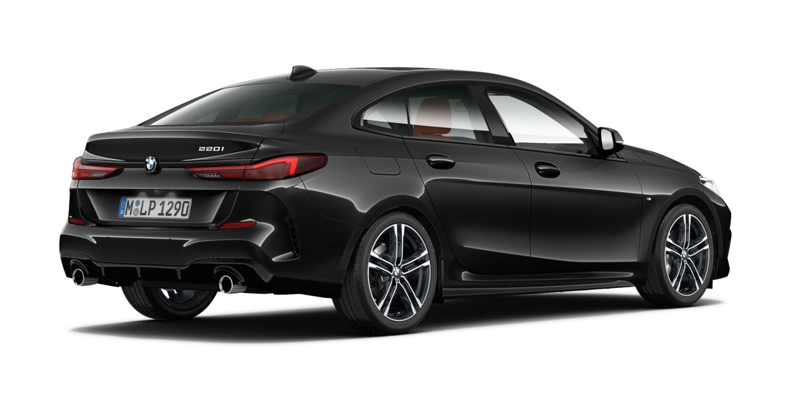BMW BMW 2er in Schwarz von hinten BMW BMW 2er in Schwarz von hinten