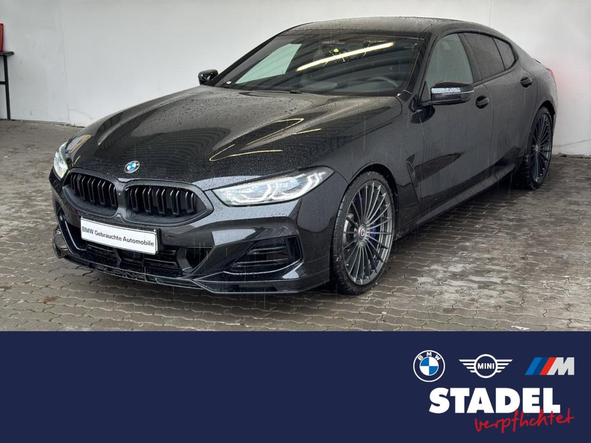 ALPINA B8 in Schwarz von vorne ALPINA B8 in Schwarz von vorne