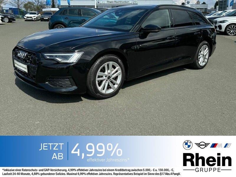 AUDI A6 in Schwarz von vorne AUDI A6 in Schwarz von vorne