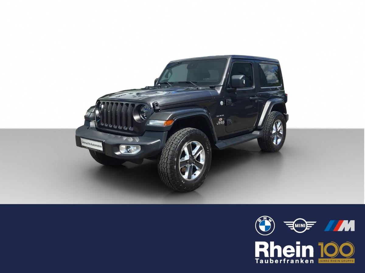 JEEP Wrangler in Grau von vorne JEEP Wrangler in Grau von vorne