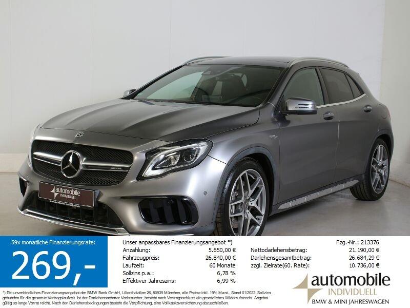 MERCEDES-BENZ GLA 45 AMG in Grau von vorne