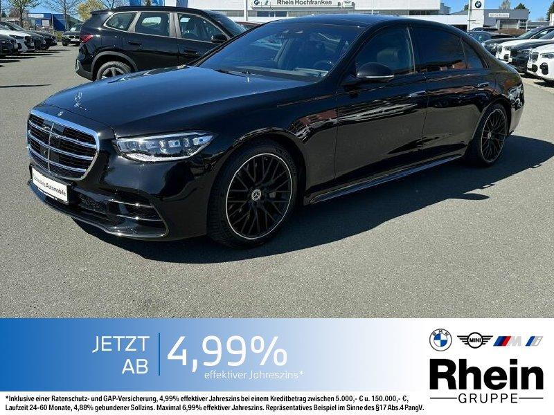 MERCEDES-BENZ S 450 in Schwarz von vorne