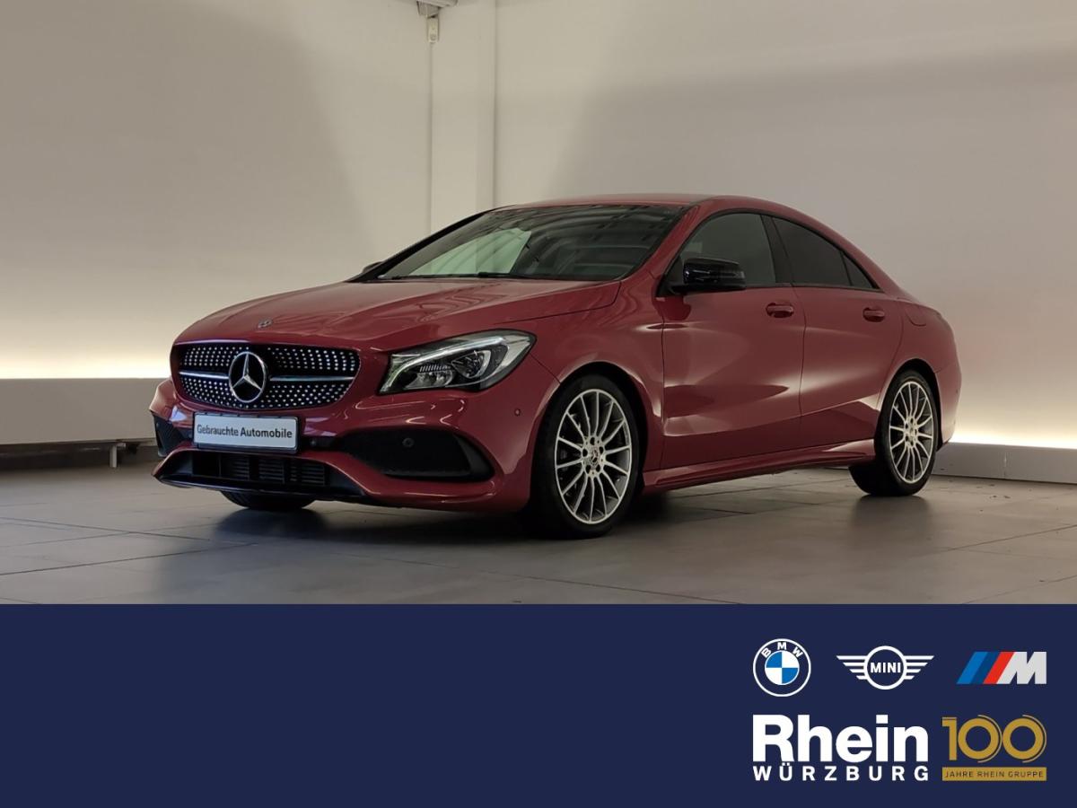 MERCEDES-BENZ CLA 220 in Rot von vorne