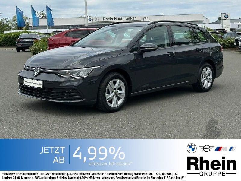 VW Golf in Grau von vorne