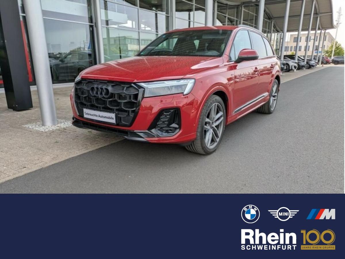 AUDI Q7 in Rot von vorne AUDI Q7 in Rot von vorne