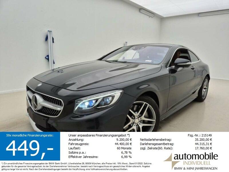 MERCEDES-BENZ S 500 in Schwarz von vorne