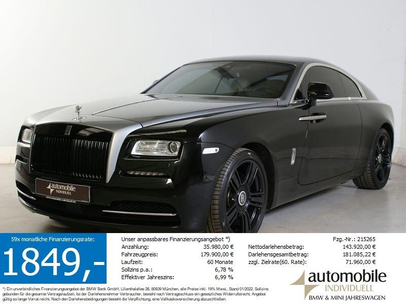 ROLLS-ROYCE Wraith in Schwarz von vorne ROLLS-ROYCE Wraith in Schwarz von vorne