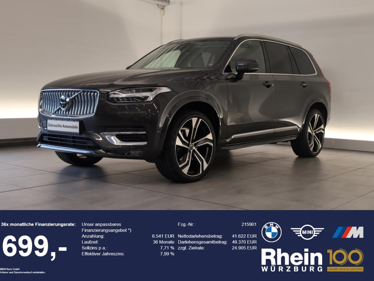 VOLVO XC 90 in Grau von vorne VOLVO XC 90 in Grau von vorne