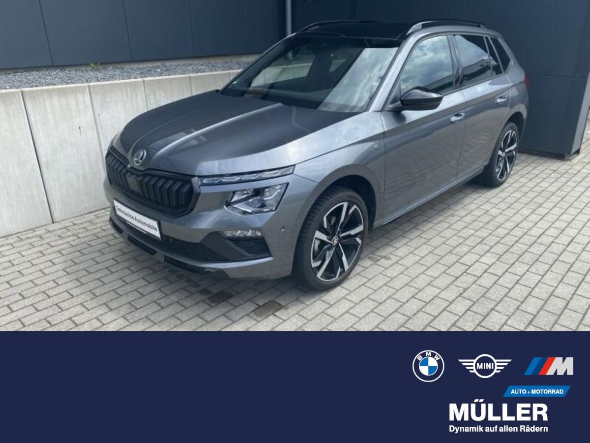 SKODA Kamiq in Grau von vorne