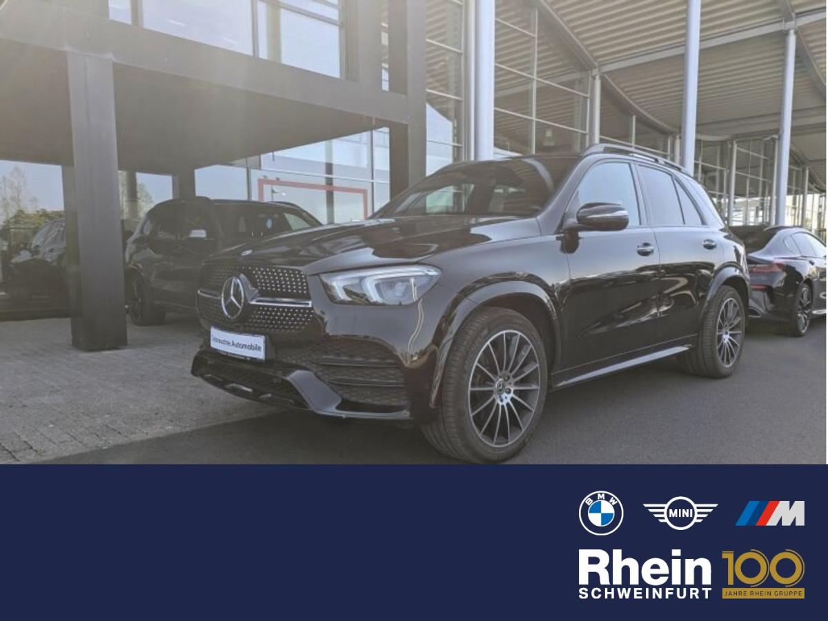 MERCEDES-BENZ GLE 400 in Schwarz von vorne